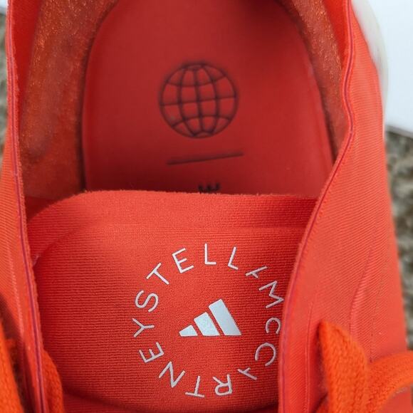 Adidas by Stella McCartney Womens Shoes Orange Treino Lace Up Sneakers Size 7 - Picture 8 of 10